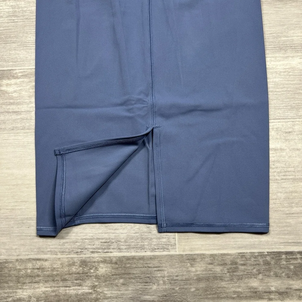 NWT Lululemon Skirt 4 Nulu Slim-Fit High-Rise‎ Iron Oasis Blue LW8AH0S Midi New - Picture 8 of 8